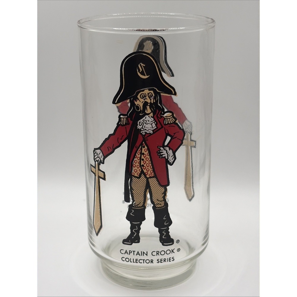 Vintage 1970's Captain Crook McDonalds Glass Collector Series Glass